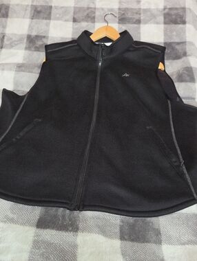 Ridgecut Toughwear Womens Black Fleece Vest NWT Size 2X,